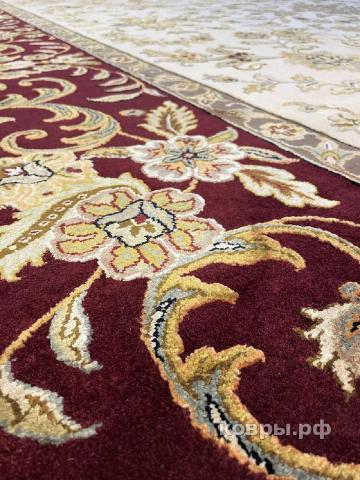 ковер ручной работы Индийский ковер ручной работы из шелка и шерсти  Agra (Агра) 4.54x3.63 — фото 2