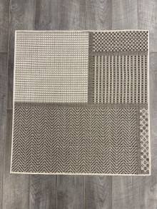 Коврик № 1078,бежево-серый,размер 1 на 1,05 метра