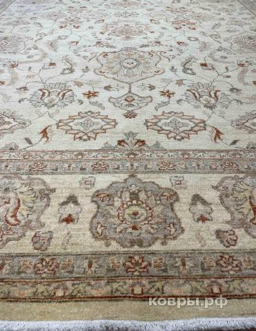 ковер ручной работы Шелковый Афганский ковер ручной работы Сhoubi (Чуби) 3.62x2.73 — фото 2