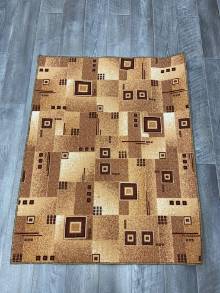 Коврик № 1264,коричневый,размер 1,48 на 1,18 метра