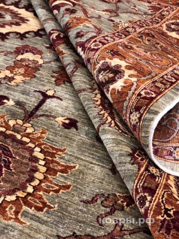 ковер ручной работы Шерстяной Афганский ковер ручной работы Сhoubi (Чуби файн) 3.78x2.85 — фото 5