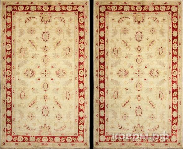 ковер ручной работы Шерстяной Афганский ковер ручной работы Сhoubi (Чуби) 1.52x0.97 — фото 2