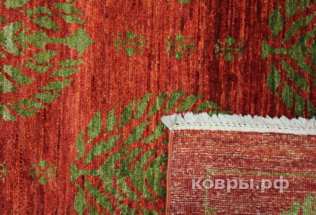 ковер ручной работы Шерстяной Афганский ковер ручной работы Сhoubi (Чуби) 1.42x1.02 — фото 4