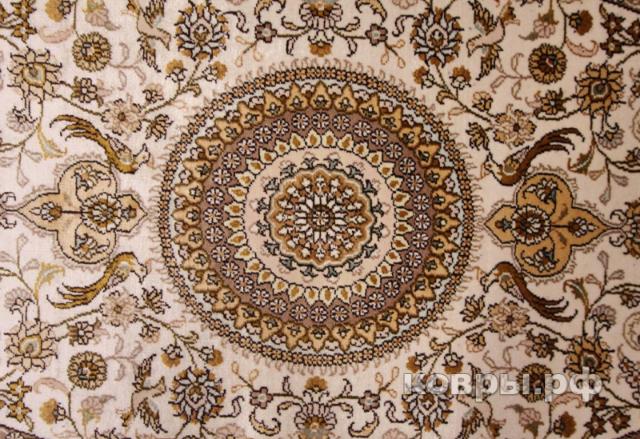 ковер ручной работы Шелковый Китайский ковер ручной работы Hereke (Хереке) 1.55x0.92 — фото 2