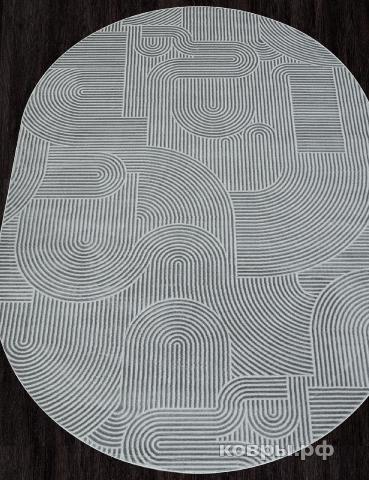 ковер VALENTIS SIROCCO E508AQ D.GREY / GREY Овал — фото 2