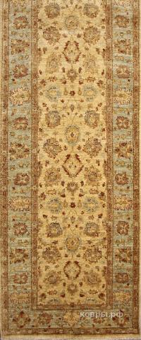 ковер ручной работы Шерстяной Афганский ковер ручной работы Сhoubi (Чуби) 3.8x0.89 — фото 2