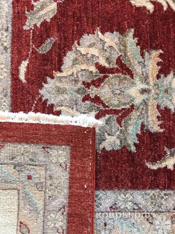 ковер ручной работы Шерстяной Афганский ковер ручной работы Сhoubi (Чуби) 3.61x2.75 — фото 2