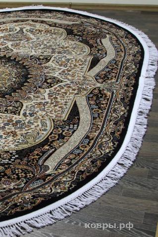 ковер Merinos Shahreza d415 CREAM-NAVY Овал — фото 3