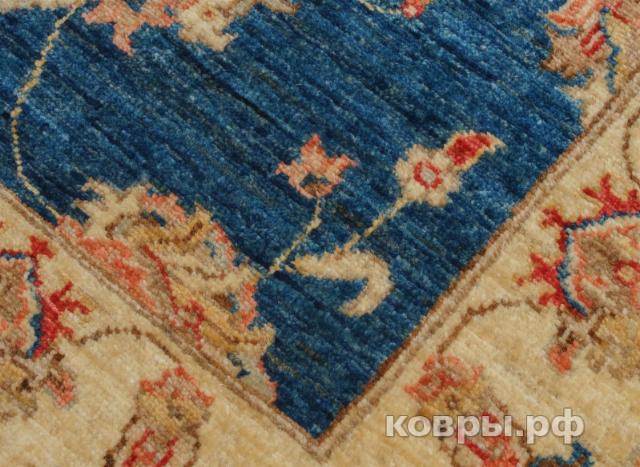 ковер ручной работы Пакистанский ковер ручной работы Чуби зиглер 0.8x1.21м — фото 11