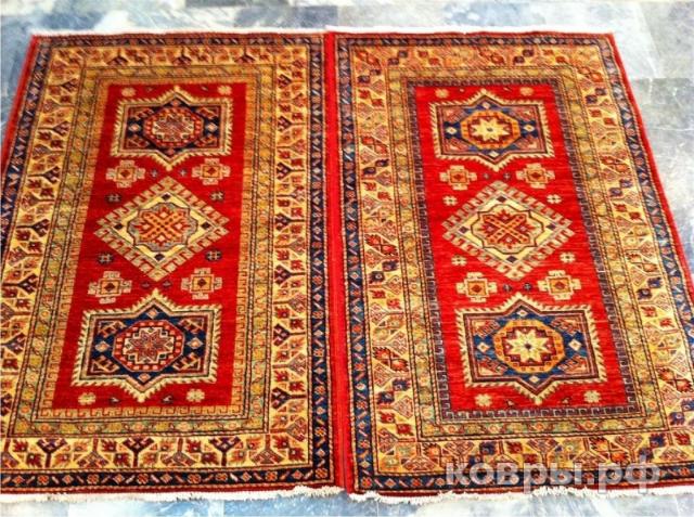 ковер ручной работы Афганский ковер ручной работы Казах 200 0.8x1.2м — фото 2