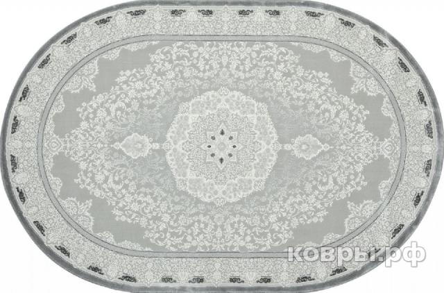 ковер KARMEN HALI NENSI GL038G GREY / GREY Овал