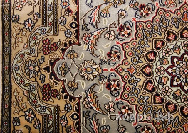 ковер ручной работы Шелковый Китайский ковер ручной работы 1.23x0.78 — фото 2