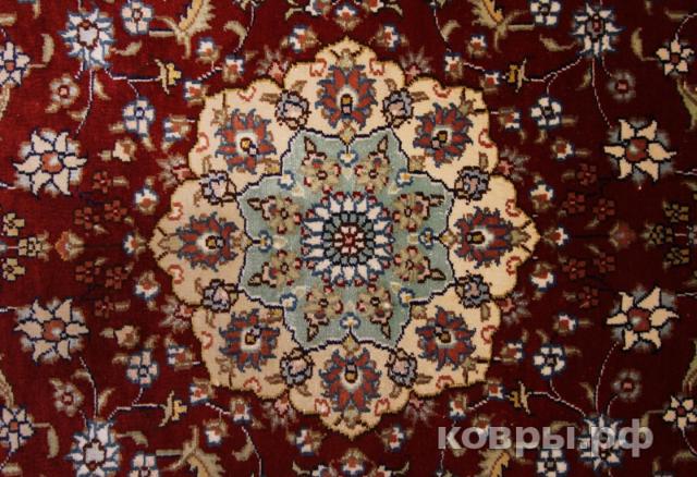 ковер ручной работы Шелковый Китайский ковер ручной работы 0.96x0.63 — фото 2