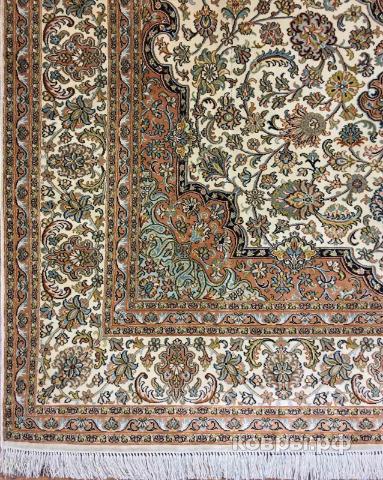 ковер ручной работы Шелковый Индийский ковер ручной работы Kashmir (Кашмир) 2.26x1.52 — фото 2