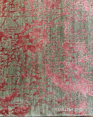 ковер ручной работы Индийский ковер ручной работы из шелка и шерсти 1.98x3.02 — фото 2