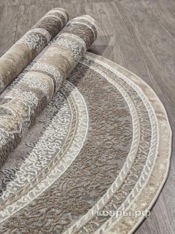 ковер Ковер KARMEN HALI ARMINA 04037C GREY / BROWN Круг — фото 3