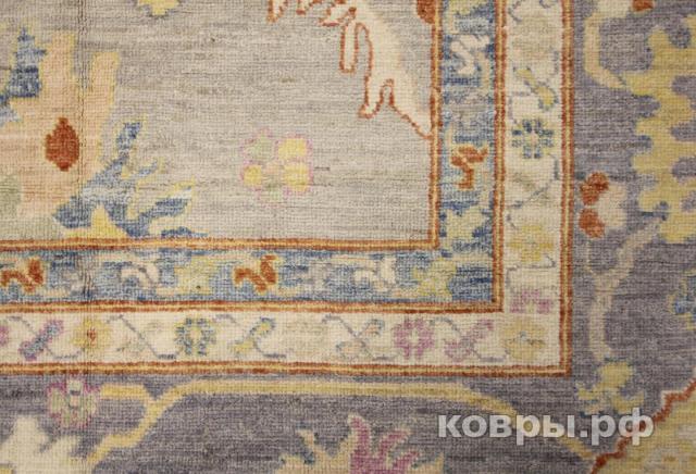 ковер ручной работы Шелковый Афганский ковер ручной работы 5.43x3.67 — фото 2