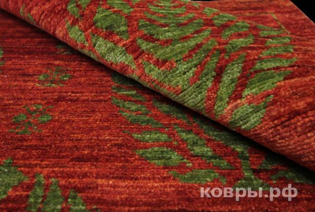 ковер ручной работы Шерстяной Афганский ковер ручной работы Сhoubi (Чуби) 1.42x1.02 — фото 5