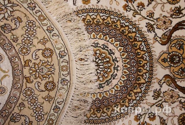 ковер ручной работы Шелковый Китайский ковер ручной работы Hereke (Хереке) 1.55x0.92 — фото 3