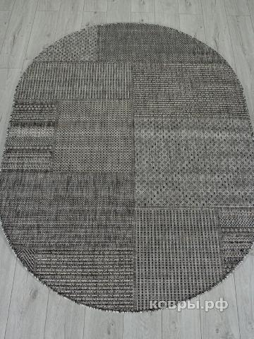 ковер Ковер MERINOS KAIR S139 DARK GRAY Овал — фото 2