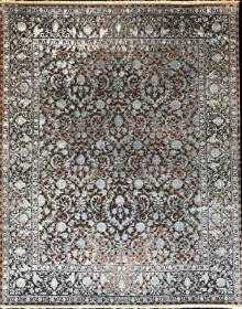 Индийский ковер ручной работы из шелка и шерсти 2.96x2.33