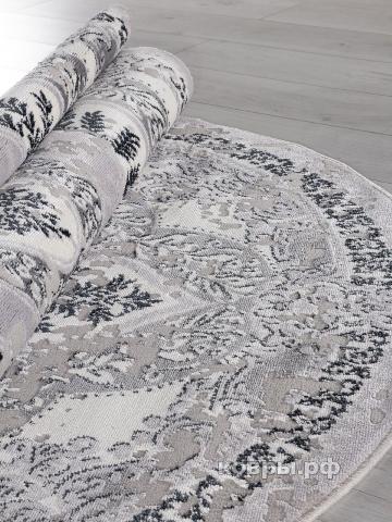 ковер Ковер MERINOS PALERMO F290 DARK GRAY Овал — фото 3