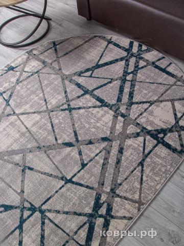 ковер Ковер MERINOS LIMAN F478 GRAY-BLUE Овал — фото 4