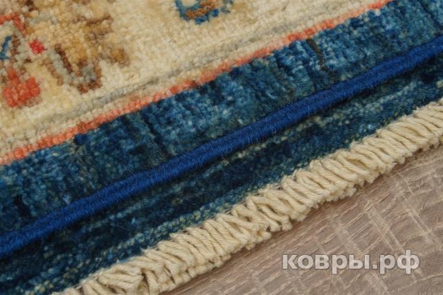 ковер ручной работы Пакистанский ковер ручной работы Чуби зиглер 0.8x1.21м — фото 12
