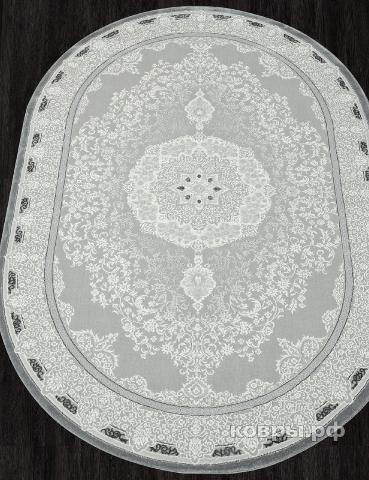 ковер KARMEN HALI NENSI GL038G GREY / GREY Овал — фото 2