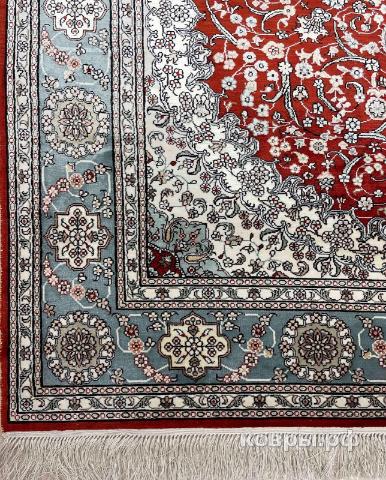 ковер ручной работы Шелковый Китайский ковер ручной работы 1.8x1.2 — фото 4