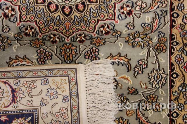 ковер ручной работы Шелковый Китайский ковер ручной работы 1.23x0.78 — фото 3