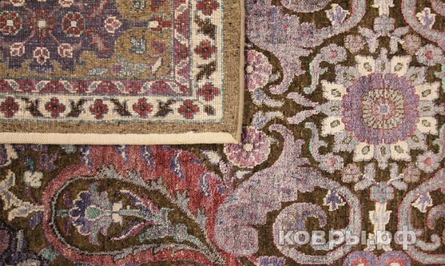 ковер ручной работы Индийский ковер ручной работы из шелка и шерсти Rajkumar (Ражкумар) 2.99x2.43 — фото 5