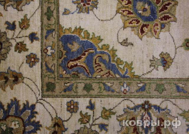 ковер ручной работы Шелковый Афганский ковер ручной работы Сhoubi (Чуби) 3.6x2.47 — фото 5