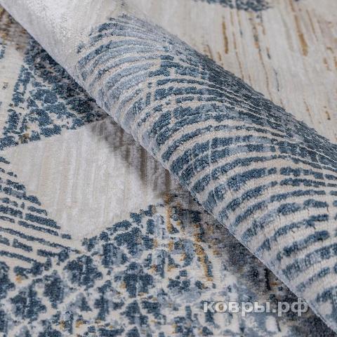 ковер Турция Polo K712B CREAM / BLUE — фото 4