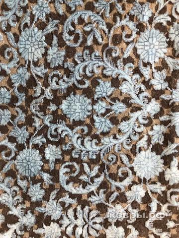 ковер ручной работы Индийский ковер ручной работы из шелка и шерсти 2.96x2.33 — фото 2