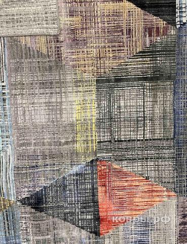 ковер ручной работы Индийский ковер ручной работы из шелка и шерсти 4.65x3.71 — фото 6