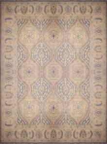 Шелковый Афганский ковер ручной работы Сhoubi Ziegler (Чуби зиглер)4.13x3