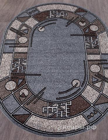 ковер MERINOS SIERRA ALBINA 3 BLUE-BROWN 2 Овал — фото 2