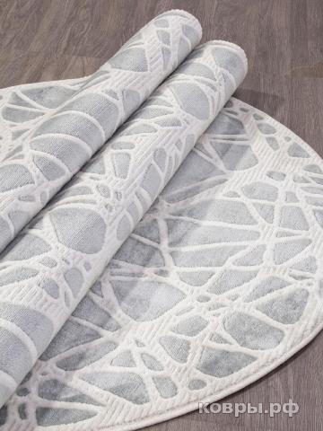 ковер MERINOS MIRANDA D967 BLUE-CREAM Овал — фото 3