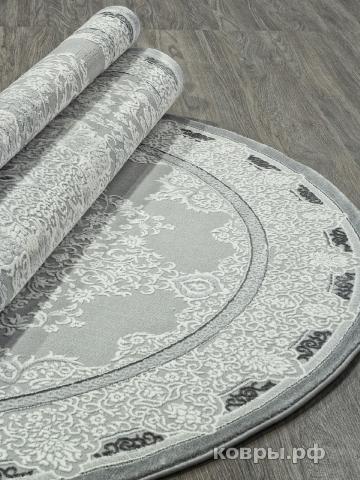 ковер KARMEN HALI NENSI GL038G GREY / GREY Овал — фото 3
