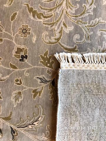 ковер ручной работы Шелковый Индийский ковер ручной работы Agra (Агра) 4.29x3.07 — фото 2