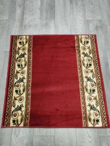 Коврик №421-красный,размер 1 на 1 метра