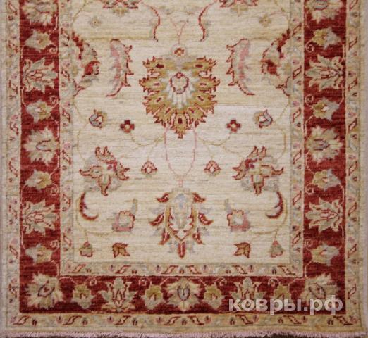 ковер ручной работы Шелковый Афганский ковер ручной работы Сhoubi (Чуби) 3.4x0.79 — фото 3