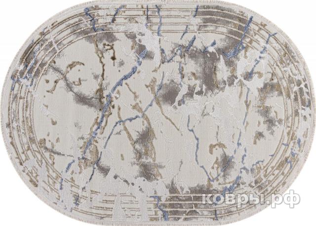ковер Ковер KARDELEN MOSSO 27243A GRY / NAVY Овал