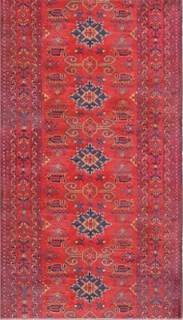 Афганский ковер ручной работы Белжик 0.82x2.9м