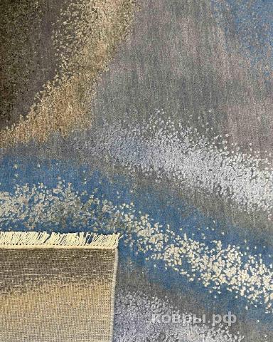 ковер ручной работы Индийский ковер ручной работы из шелка и шерсти 3.69x2.74 — фото 5