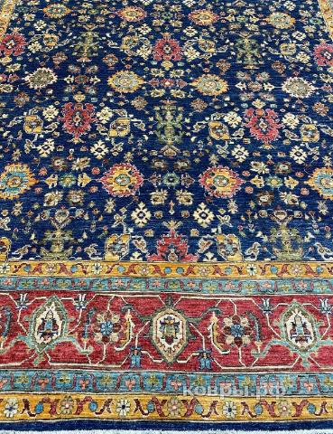 ковер ручной работы Шелковый Афганский ковер ручной работы Sultani (Султани) 4.24x2.93 — фото 5