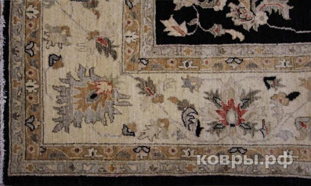 ковер ручной работы Шерстяной Афганский ковер ручной работы Сhoubi Ziegler (Чуби зиглер) 3.17x2.47 — фото 3