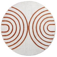 Ковер Ковер RABBIT CARVING PX4005 CREAM / TERRA Круг