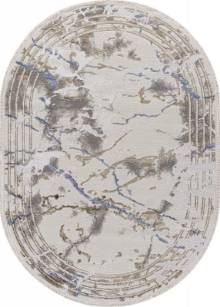 Ковер Ковер MOSSO 27243 GRY / BLUE Овал